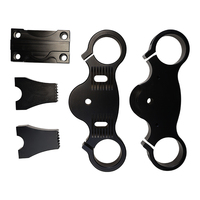 Ensemble de triple pince en aluminium usiné CNC 45 48 165 mm, professionnel, motocross, dirt bike, triple pince RAZOR dirt bike
