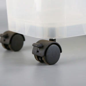 Contenedor Moderno y Móvil para Almacenamiento de Alimentos para Mascotas, 3L/30L, con Ruedas, Plástico Moldeado por Inyección, Apilable, Resistente a la Humedad - Product Image 3