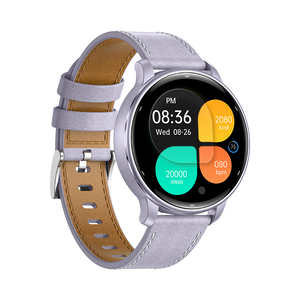 Hot Thiết Kế GPS Thông Minh Đồng Hồ Km96 Với Hai Dây Đeo, 1.32Inch <span class=keywords><strong>M</strong></span>àn Hình Amoled 450MAh Pin 3ATM Không Thấ<span class=keywords><strong>m</strong></span> Nước <span class=keywords><strong>M</strong></span>ới Smartwatch Cho Phụ Nữ - Product Image 6