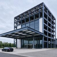 Bâtiment d'exposition en structure métallique pour salons professionnels, événements et expositions publiques