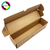 Vente flash - Boîte longue en carton ondulé en papier kraft écologique fabriqué à partir de matériaux recyclés |   Emballage robuste imprimé avec logo personnalisé, aseptique