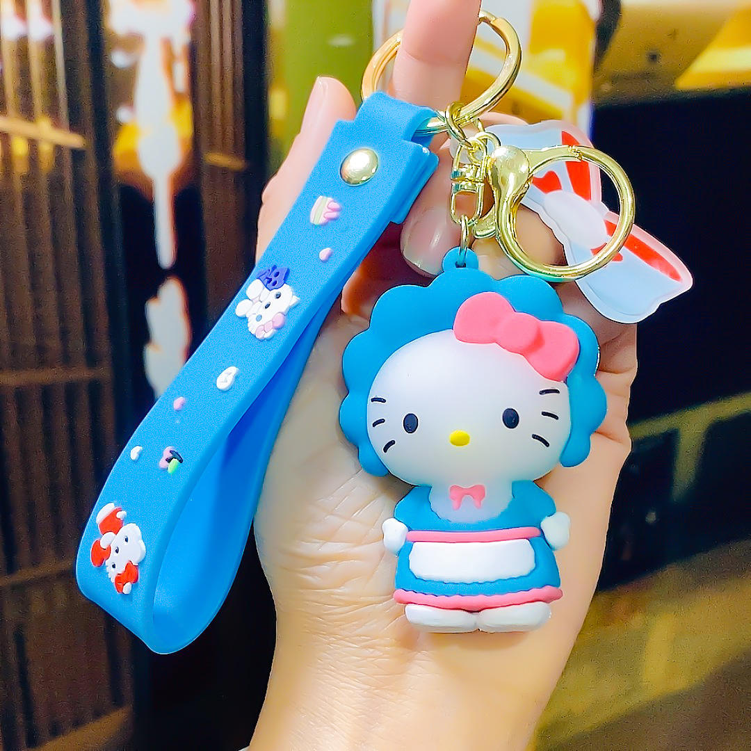 จี้แมว KT-สีน้ำเงิน