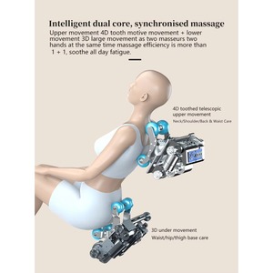 Fauteuil de massage électrique de luxe CITICITY, massage complet du corps 4D+3D, zéro gravité, shiatsu, pression d'air, pliable, portable, pour salon - Product Image 6