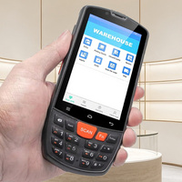 Vente en gros de PDA robustes Android 15 de 4 pouces, collecteur de données industriel portable, Wifi 4G, clavier 21 touches, lecteur de codes-barres pour la logistique