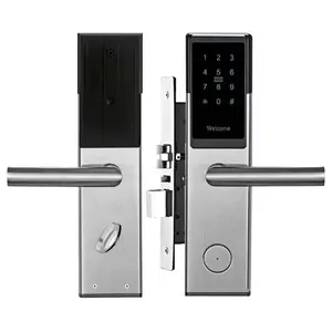 Stainless steel safety ttlock password hotel door lock wireless digital keypad temporary password airbnb hotel lock