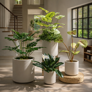 Macetas de Resina al por Mayor, Macetas de <span class=keywords><strong>Interior</strong></span> con Plantas Artificiales, Decoración Comercial para Proyectos de Hoteles y Oficinas - Product Image 6
