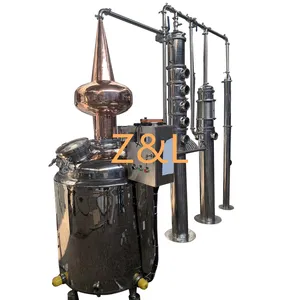 Медное оборудование для дистилляции виски, 380L, 400L, 800L, 1000L