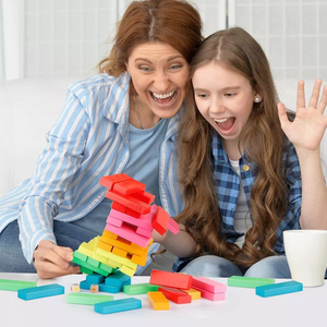 <span class=keywords><strong>Juego</strong></span> <span class=keywords><strong>de</strong></span> 54 Bloques <span class=keywords><strong>de</strong></span> Madera Educativos, <span class=keywords><strong>Juego</strong></span> <span class=keywords><strong>de</strong></span> Apilamiento, <span class=keywords><strong>Juego</strong></span> <span class=keywords><strong>de</strong></span> <span class=keywords><strong>Mesa</strong></span> Interactivo para Interiores, <span class=keywords><strong>Jenga</strong></span>, Torre <span class=keywords><strong>de</strong></span> Bloques <span class=keywords><strong>de</strong></span> Madera Ecológica Colorida - Product Image 5