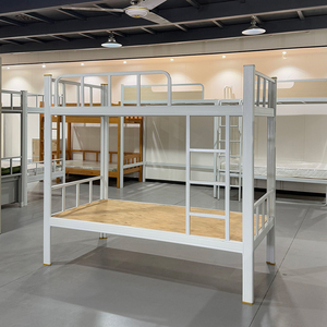 Hot-Selling Modern Full <strong>Double</strong> Decker <strong>Bunk</strong> <strong>Bed</strong> High Quality Storage Metal Frame Space Saving Bedroom School - Product Image 2
