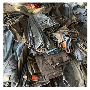 Vendite calde di <span class=keywords><strong>moda</strong></span> di seconda mano vestiti da uomo Jeans pantaloni uomo balle lunghi pantaloni per ragazzo in massa B grado <span class=keywords><strong>abbigliamento</strong></span> dalla cina - Product Image 4