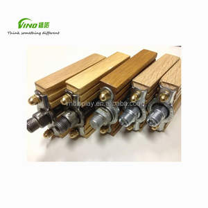 Pedal de bicicleta con acento de madera de estilo retro con compatibilidad de manivela rosa, accesorio de bicicleta vintage pedales personalizados para bicicleta - Product Image 5