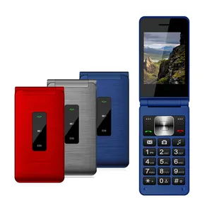 UMS9117 4G फ्लिप फैशन सेल फोन 2.8 इंच प्रकार-सी तह मोबाइल फोन के साथ बड़े बैटरी