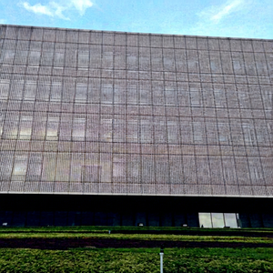 Veneer de aluminio perforado con tamaño y color personalizados para ingeniería de paredes exteriores de edificios - Product Image 2