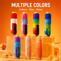 Porte-clés multifonction 5-en-1 : Jouet sensoriel anti-stress, clicker, spinner, slider – Cadeau promotionnel portable, couleur personnalisable