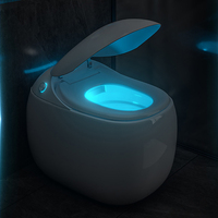 Nouveauté en matière d'articles sanitaires, cuvette de toilette électrique en forme d'œuf, commode de salle de bain, céramique, toilette intelligente automatique