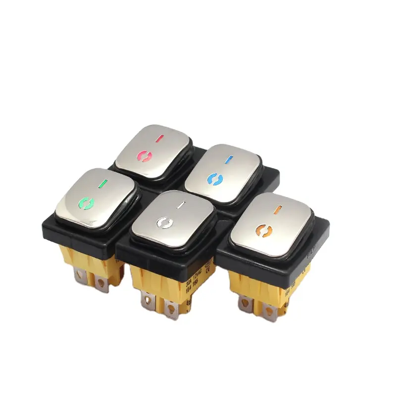 FILN 12V LED Rocker Switch T85 KCD4 Impermeable IP67 Barco Panel eléctrico Luz Durable Rocker Switches
