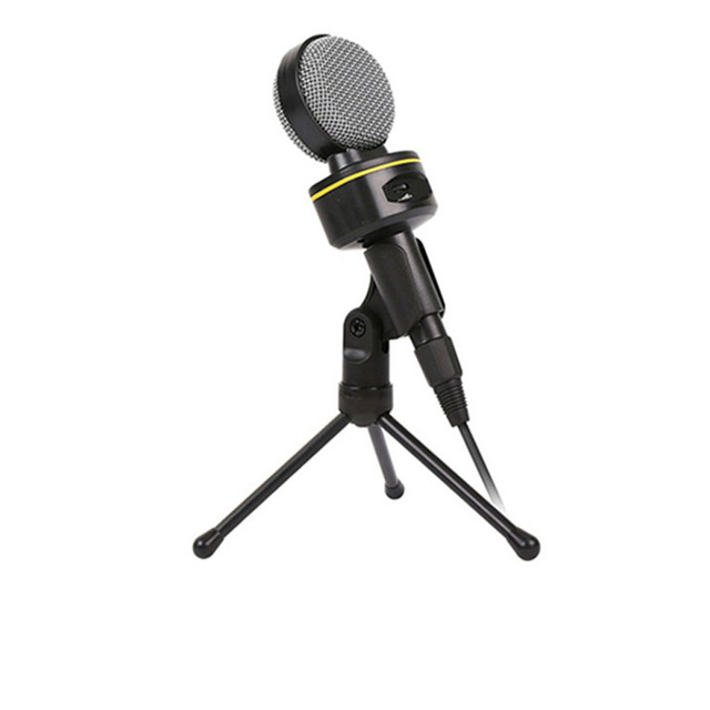 Desktop Microphone for Blogger/Computer Microphone Set for Singing 3.5mm Wired Condenser Micro for Podcast/Recording/Streaming
