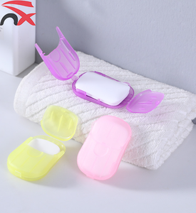 Feuilles de savon parfumées en vrac format <span class=keywords><strong>voyage</strong></span>, savon jetable format poche pour le camping en extérieur - Product Image 1