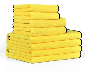 Serviette en microfibre premium 400 g/m², chiffon de nettoyage 30x40 cm, toucher doux, usage commercial, en vrac, de marque, écologique, pour véhicules - Product Image 3