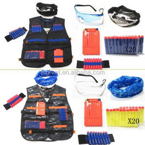 Conjunto de <span class=keywords><strong>chaleco</strong></span> táctico doble ajustable para niños y adultos - Product Image 2