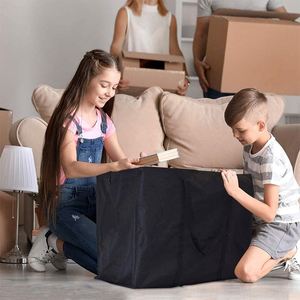 Sac de déménagement pliable en tissu Oxford épaissi 40-120L, léger, imperméable, robuste, grande capacité, sac de voyage et de rangement - Product Image 3