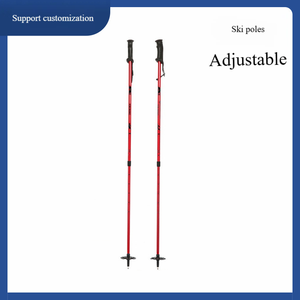 Bâton <span class=keywords><strong>de</strong></span> <span class=keywords><strong>Ski</strong></span> Double Planche Rétractable Réglable Multifonctionnel en Alliage d'Aluminium pour Adultes Enfants <span class=keywords><strong>Ski</strong></span> Professionnel - Product Image 2