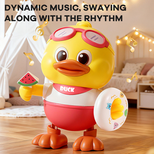 Zhorya Điện Nhảy Múa Âm Nhạc Dễ Thương Vịt Đồ Chơi Đu Ánh Sáng Âm Nhạc Đồ Chơi Cho Trẻ Em - Product Image 2