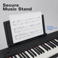 Piano numérique professionnel Beisite Midi Grand, clavier portable 88 touches avec étui