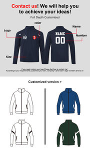 फुटबॉल खिलाड़ी जर्सी प्रशिक्षण किट पुरुषों के लिए कस्टम प्रिंटिंग जर्सी लंबे समय तक बच्चों के फुटबॉल किट जैकेट बच्चों के ट्रैकसूट सेट - Product Image 5