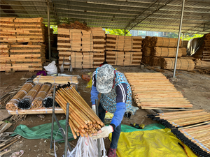 Manche de balai moderne américain le plus vendu, nouvelle arrivée, en bois, avec poils en nylon doux et pelle à poussière - Product Image 5