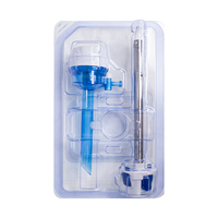CE ISO13485 Trocar optique laparoscopique jetable 5mm 10mm 12mm 15mm, pointe sans lame, port d'accès 100mm 150mm