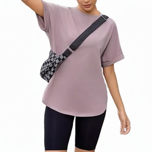 Camisetas gráficas de gran tamaño de verano para mujer, camisetas holgadas con cuello redondo, camisetas de manga corta informales a la moda para todos los días, patrones estampados - Product Image 1