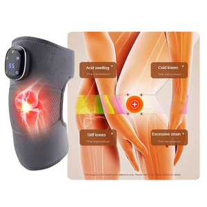 Massaggiatore Elettrico per Ginocchia Senza Fili, Uso Triplo per Spalle, Ginocchia e Gomiti, con Vibrazione, Compressione Calda per Alleviare Umidità, Freddo e Dolore - Product Image 6