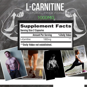 L-<span class=keywords><strong>Carnitina</strong></span> 1000mg Naturale per Bruciare Grassi e Migliorare le Prestazioni Atletiche per Adulti - 200 Capsule/<span class=keywords><strong>Flacone</strong></span> - Product Image 6