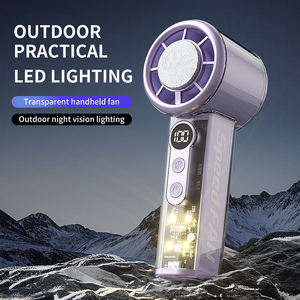 Nuevo Ventilador de Mano Mini Transparente USB X05, Ventilador Portátil de Alta Velocidad con Enfriamiento Turbo, Enfriamiento con Aire Frío Intenso, con Cuerda para Colgar - Product Image 4