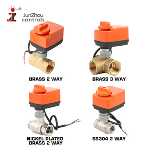 24V 110V 220V válvula do controlador de acionamento elétrico, personalizado AC e DC motor válvula de esfera de água - Product Image 1