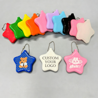 Porte-monnaie étoile en PVC personnalisé, best-seller, porte-clés, mini organisateur de pièces écologique, pendentif, accessoire portable pour usage quotidien