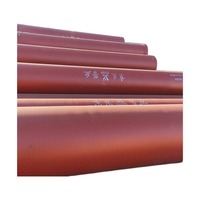 Tuyau en fonte ductile centrifugée pour soudage et pliage, normes ISO2531 EN545 EN598, pour l'alimentation en eau municipale