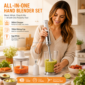 Electrodoméstico de Cocina Pequeño de Alta Potencia, Licuadora de 1500W, Licuadora Comercial de Inmersión, <span class=keywords><strong>Batidora</strong></span> de <span class=keywords><strong>Mano</strong></span> - Product Image 4