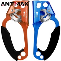 Dispositif d'assurage de descente ANTMAX équipement de rappel en alliage gauche ou droite ascendeur à main d'escalade pour cordes de 8 ~ 13MM