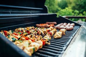 <b>Barbecue</b> Modern Stainless Steel Adjustable Height Trolley Roast Whole Lamb Suckling Pig Outdoor Camping Party MGD-0004 Balcony H - Product Image 5