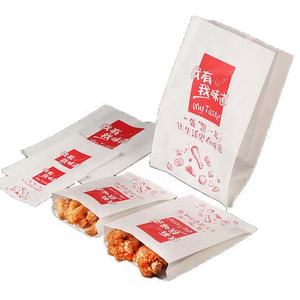 Sac en papier kraft de vente au détail d'usine pour petites frites, pizzas, lait, sucre, gelée, salade, impression offset, manipulation de surface - Product Image 1