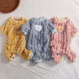 Pakaian anjing flanel hangat musim dingin, pakaian anjing tebal pabrik kucing kaki Empat - Product Image 2