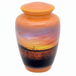 Urnas de cremación de latón para adultos hechas a mano modernas, urnas de entierro decorativas funerarias para hombres y mujeres, precio al por mayor - Product Image 1