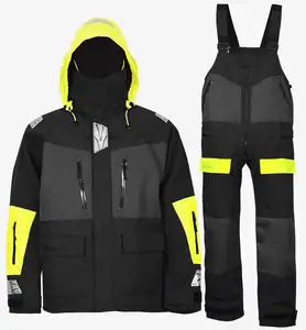 Offshore Sailing WIth Bib Pants Waterpoof breathable man jacket coat Sailing Jacket mens jackets 547