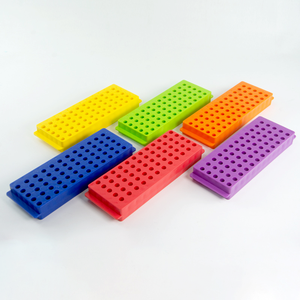 Çok fonksiyonlu çift taraflı 0.2ml 0.5ml 1.5ml 2ml santrifüj <span class=keywords><strong>Test</strong></span> tüpü tutucu 60 ve 96 delikli - Product Image 2