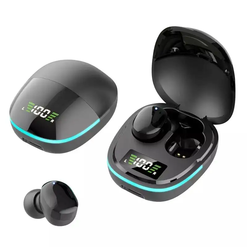 Auriculares TWS G9S inalámbricos de baja latencia, cascos electrónicos con reducción de ruido y puerto de muestreo, cómodos y silenciosos para dormir, 5,1