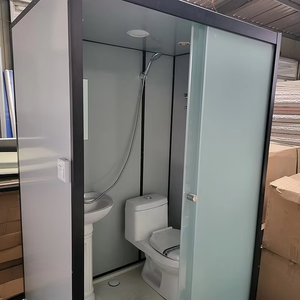 Salle <span class=keywords><strong>de</strong></span> bain sanitaire préfabriquée portable <span class=keywords><strong>de</strong></span> luxe <span class=keywords><strong>Cabine</strong></span> <span class=keywords><strong>de</strong></span> <span class=keywords><strong>douche</strong></span> toilettes mobiles modulaires - Product Image 4