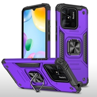 Casing Ponsel Anti-Gores Tahan Banting TPU+PC Anti-Sidik Jari untuk Redmi Note 14s 14 Turbo4 5G 14C 4G dengan Penyangga Cincin Magnetik