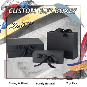 Custom Logo Printed Recyclable Paperboard Clothing Shoe Packaging Ribbon <b>Magnetic</b> Closure Sponge Lined Folding Gift <b>Boxes</b> - Product Image 2